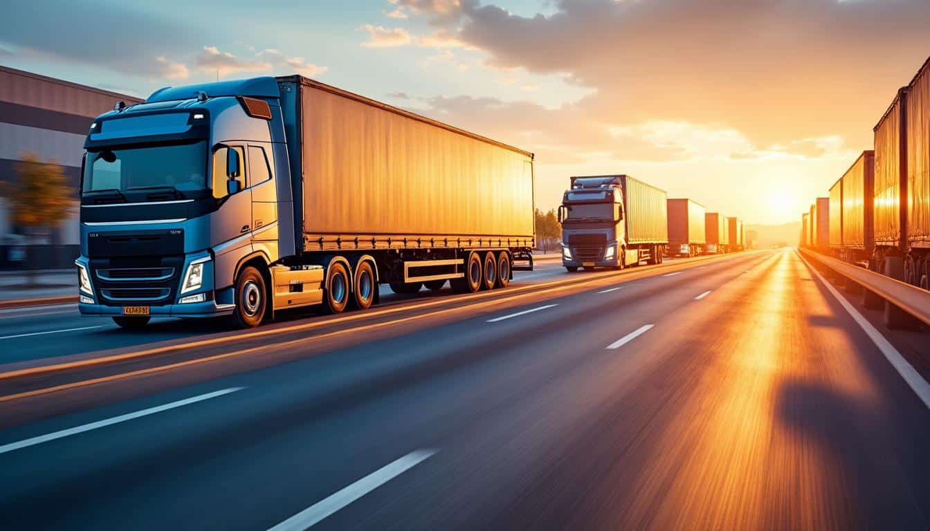 Illustration: Pourquoi le camion logistique est indispensable dans la chaîne de transport moderne