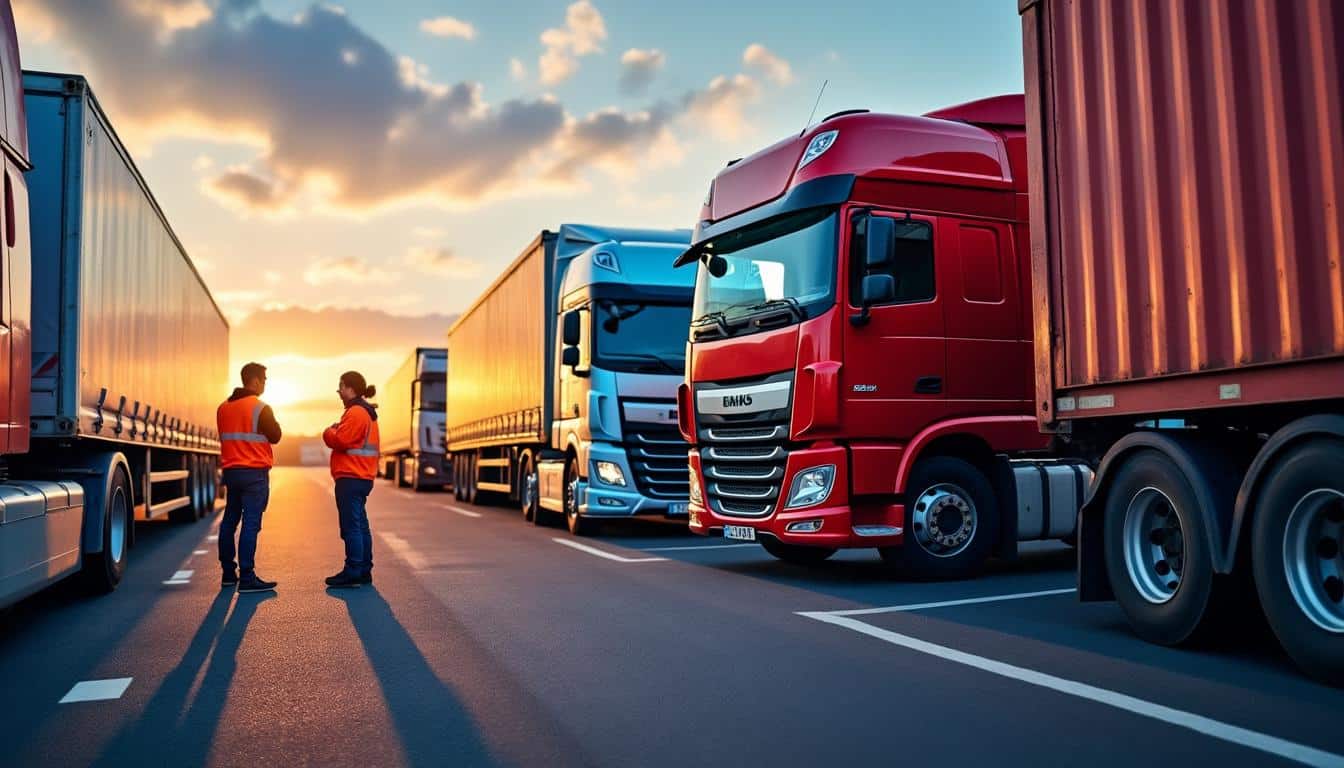 Illustration: Les types de camions utilisés en logistique et leurs particularités techniques