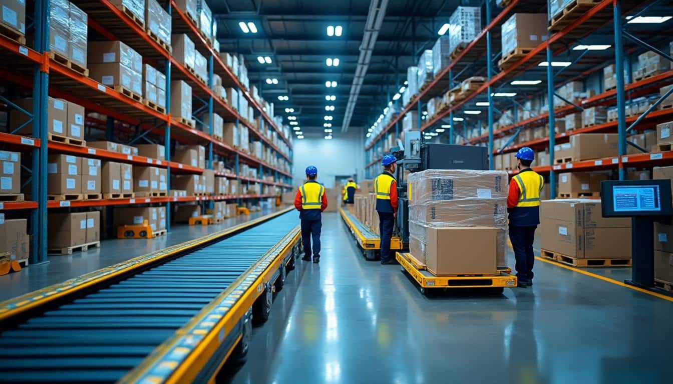 Illustration: Comment fonctionne concrètement un entrepôt logistique ?