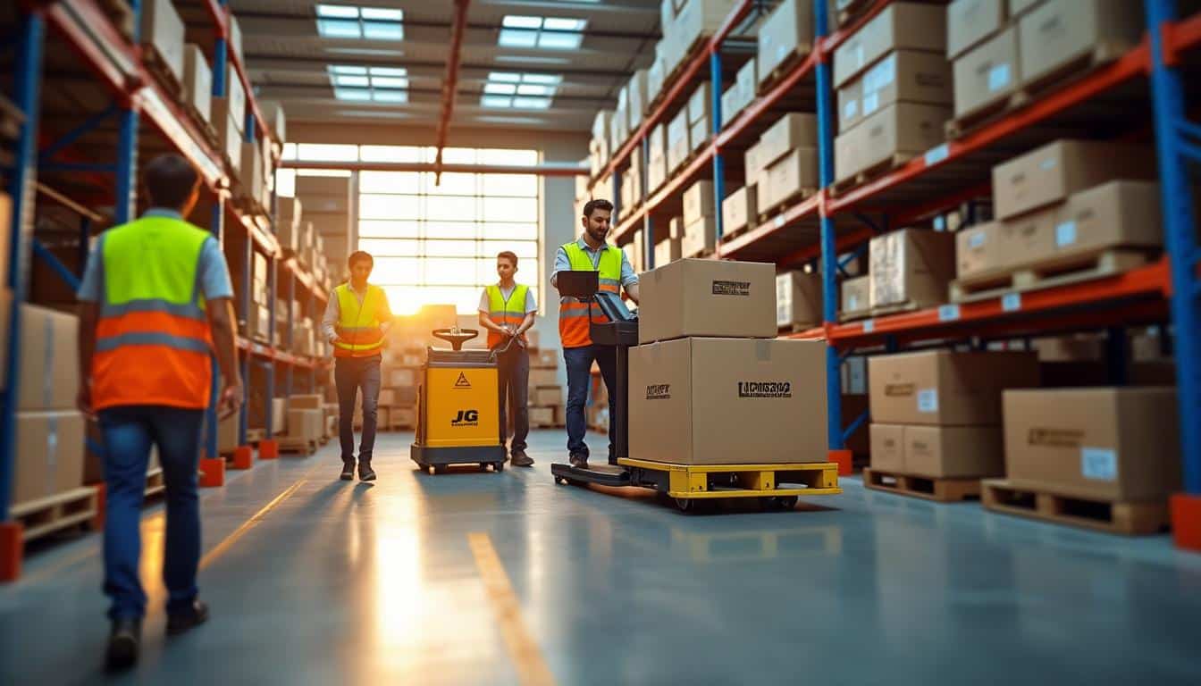 Illustration: Les étapes clés du processus de gestion logistique chez le JG logistique