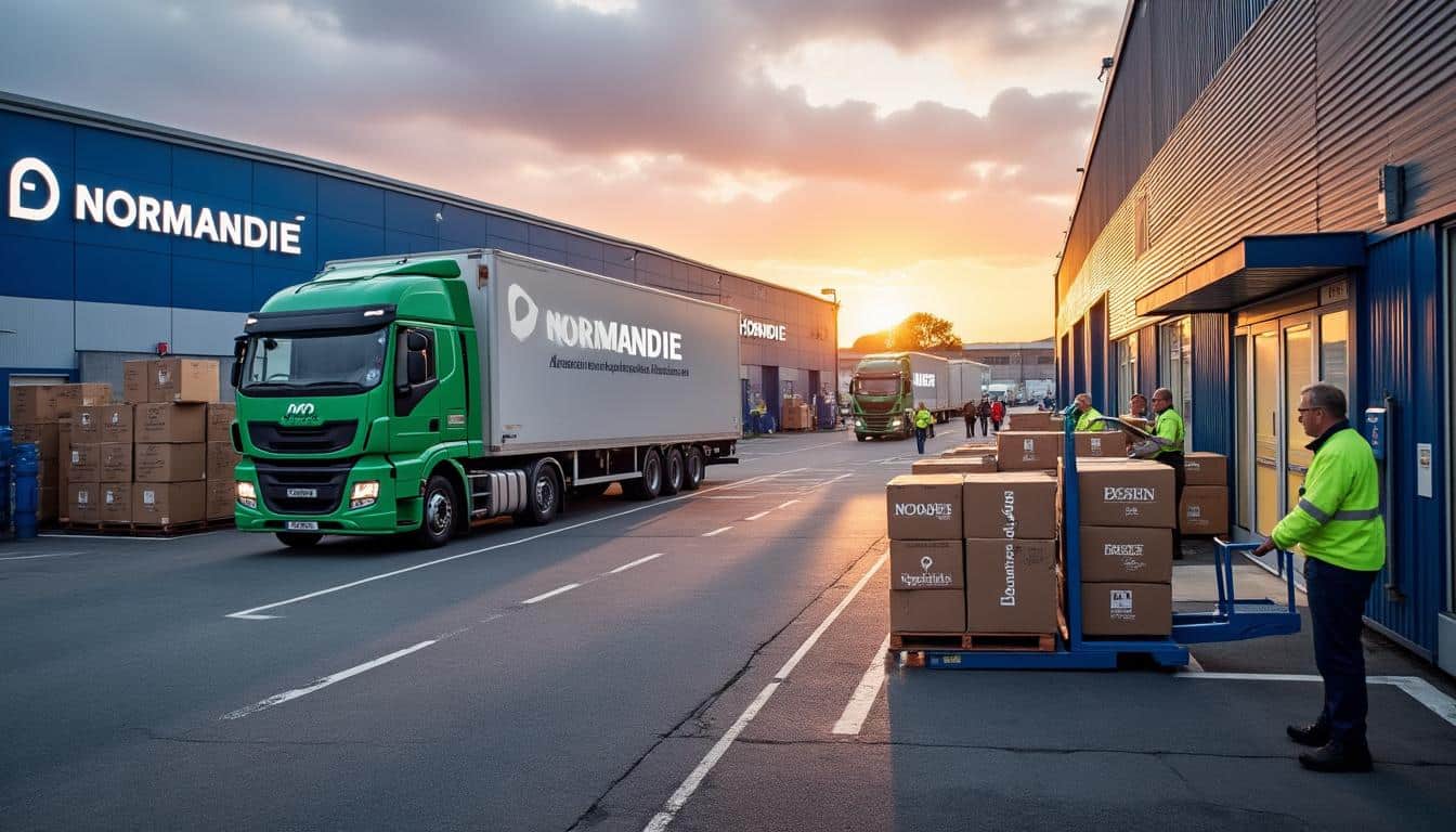 Illustration: Découvrir l’entreprise de Normandie Logistique implantée à Démouville