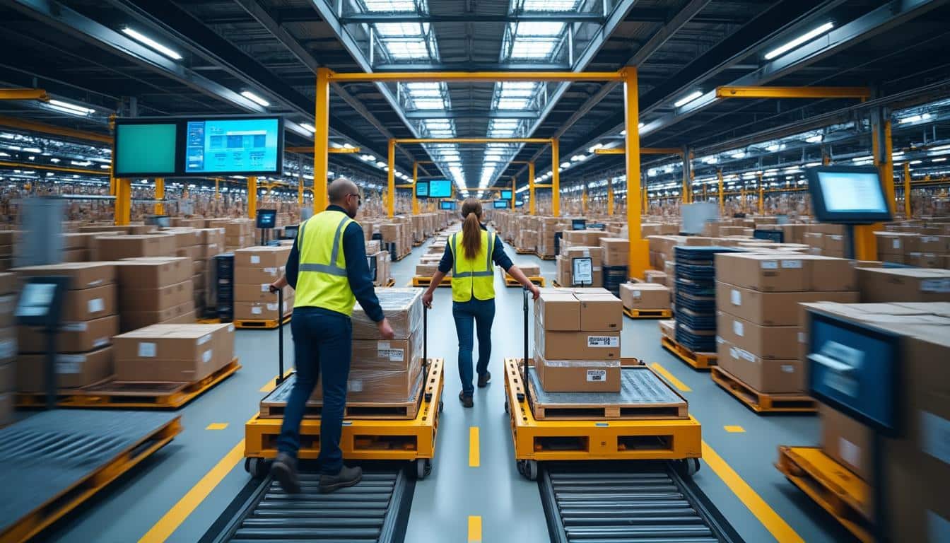 Illustration: Comment fonctionne une plateforme logistique de Metro pour optimiser la supply chain ?