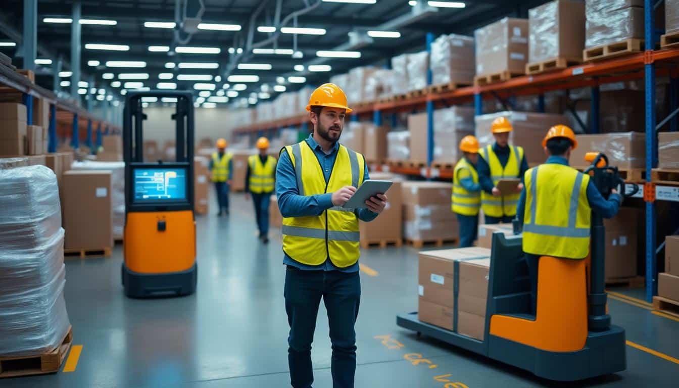 Illustration: Comprendre le rôle essentiel d’un poste dans la logistique moderne