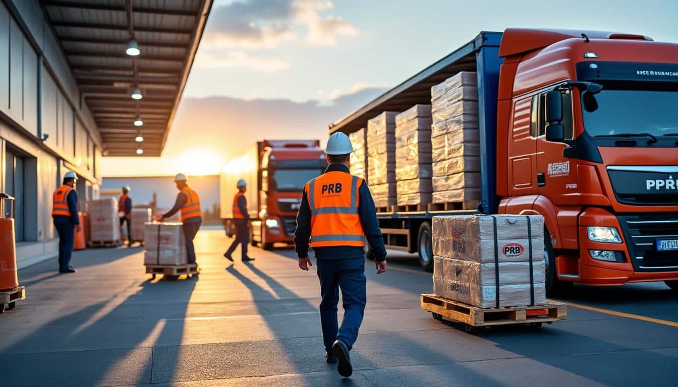 Illustration: Qui est PRB et comment fonctionne sa logistique dans le bâtiment ?