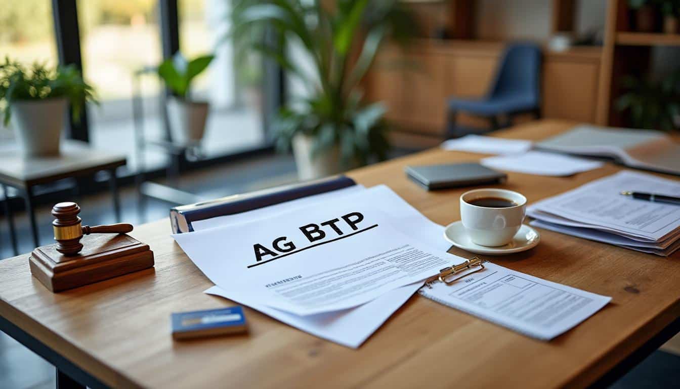 Illustration: Les données légales et administratives essentielles de la société AG BTP