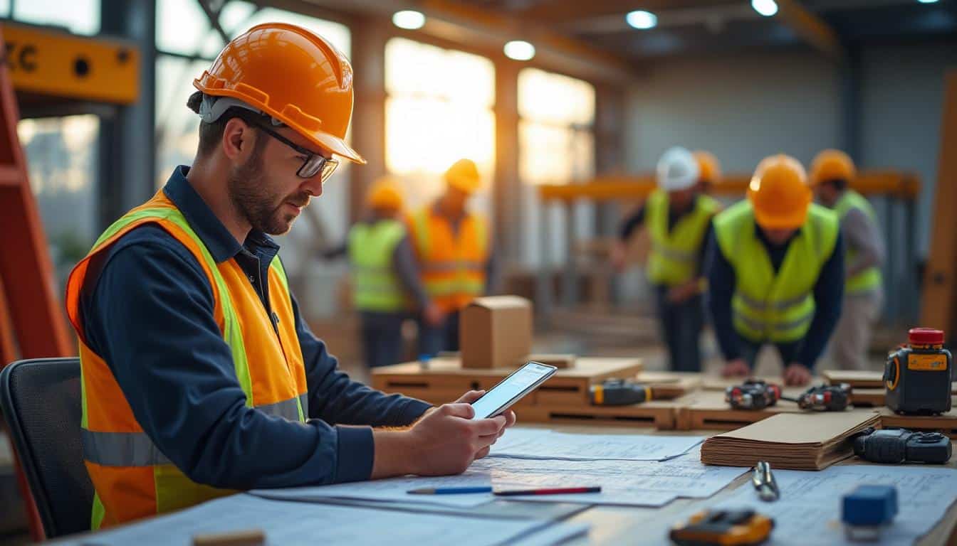 Illustration: Organiser et gérer efficacement le parc matériel pour une entreprise de construction