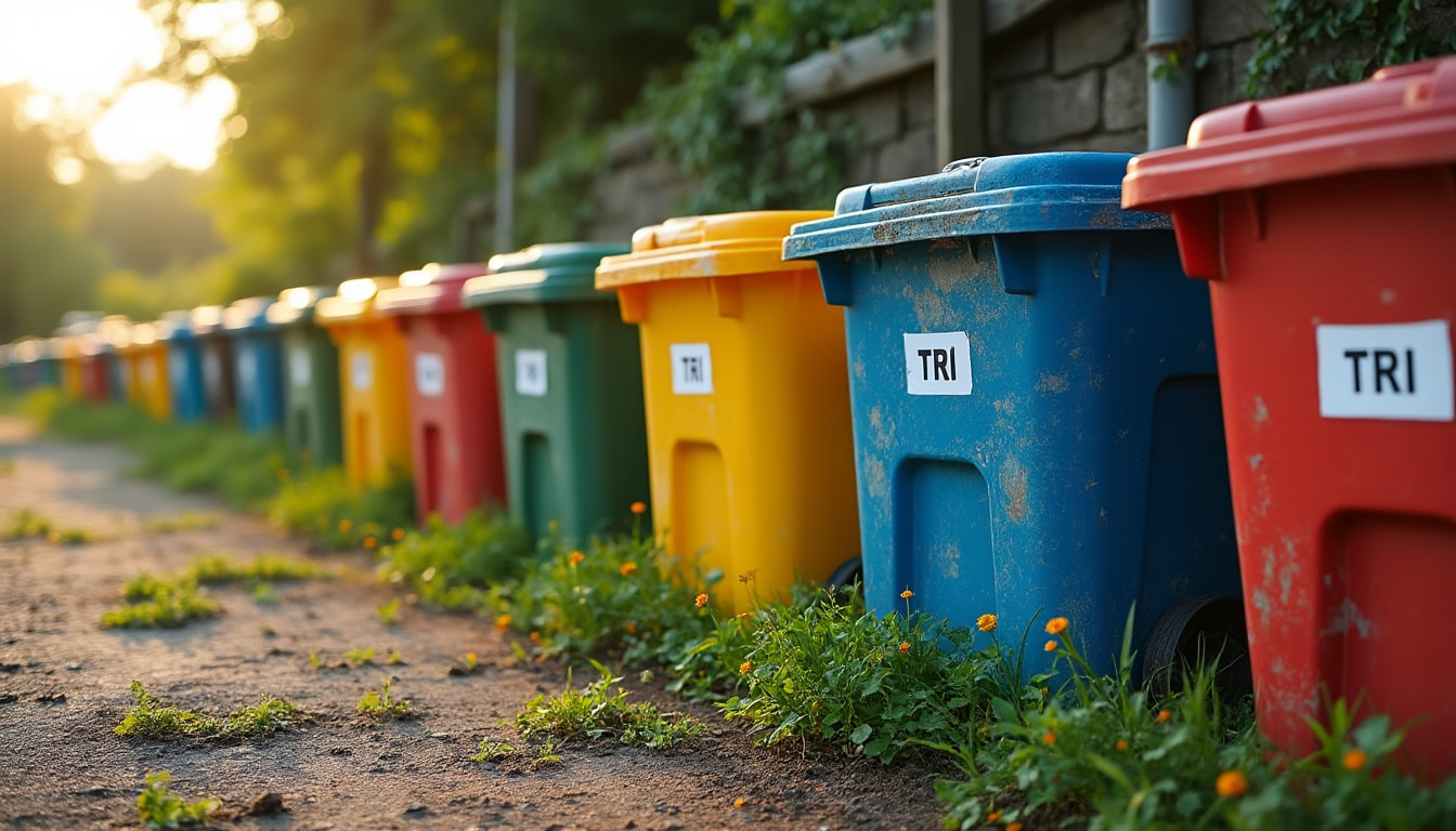 Conteneur de tri sélectif : guide pour bien choisir et optimiser le tri
