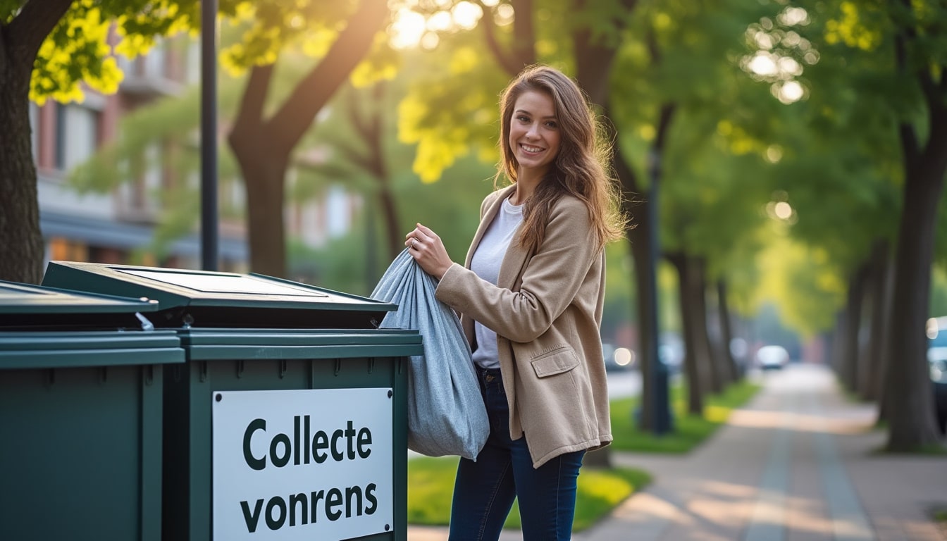 Collecte de vêtements autour de moi : trouver un point proche facilement