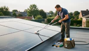 Kit de nettoyage pour panneaux solaires photovoltaïques
